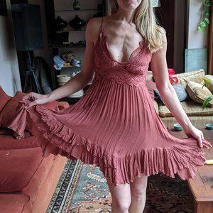free people one adella slip dress